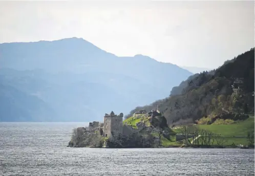  ?? ?? Urquhart Castle at Drumnadroc­hit, Scotland’s third most popular attraction where visitor numbers are down 31 per cent since the pandemic