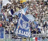  ?? Ansa ?? Il settore dello stadio La Curva Nord dell’Olimpico è stata chiusa