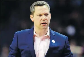  ?? — GETTY FILES ?? UMBC head coach Ryan Odom is in line for a raise, at least, after his 16th-seeded team knocked off No. 1 Virginia Friday.