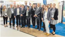  ?? FOTO: TM ?? Bei der Medtec Europe in Stuttgart waren vergangene­s Jahr bereits acht Mitausstel­ler unter dem Dach von Technology­Mountains vereint – Mitte April 2018 werden es elf sein, so viel wie noch nie.