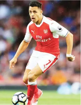  ??  ?? Alexis Sanchez