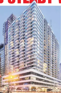  ??  ?? In one of the year’s notable deals, the Vanbarton Group is in contract to buy Midtown South rental building 990 Sixth Ave. for $318.5 million.