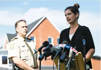  ?? PHOTO D’ARCHIVES, AGENCE QMI ?? La députée caquiste Geneviève Guilbault, que l’on voit ici en juillet 2013, a vécu de près les événements de Lac-mégantic en tant que porte-parole du Bureau du coroner.