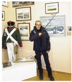  ??  ?? Impossible de séjourner sur les bords de la Berezina sans visiter le musée consacré à Napoléon.