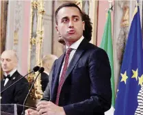  ?? Ansa ?? Candidato premier Luigi Di Maio