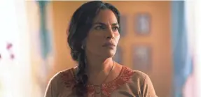  ?? ALFONSO BRESCIANI ?? Sarita Choudhury plays a mom who’s sure her daughter’s new boyfriend is connected to her own dark past in the thriller “Evil Eye.”