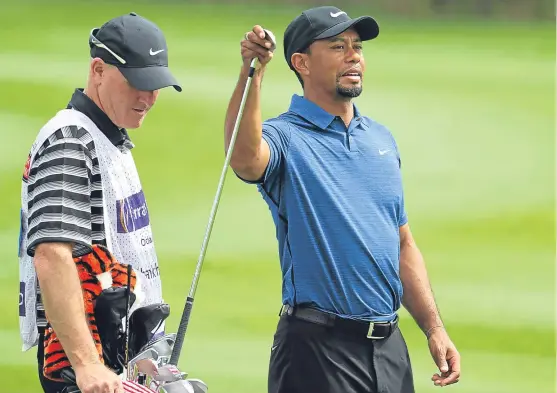  ?? Picture: Getty. ?? Tiger Woods during his last competitiv­e appearance in Dubai in January. His latest comeback is this week in the Bahamas.