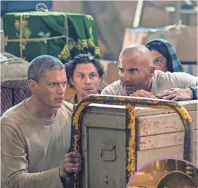  ?? PHOTOS BY DIDIER BAYEREL, FOX ?? Michael Scofield (Wentworth Miller) and Lincoln Burrows (Dominic Purcell) are back in a reboot of Prison Break.