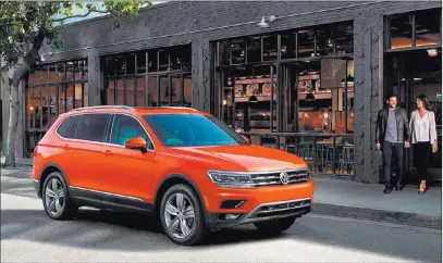  ?? Volkswagen ?? The all-new 2018 Volkswagen Tiguan builds on the current model’s fun-to-drive character with a redesign specifical­ly engineered to meet the needs of American customers.