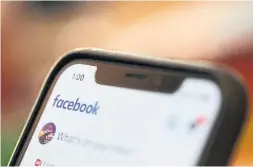  ?? JENNY KANE THE ASSOCIATED PRESS ?? Facebook advises users who say they have been the victims of crimes to call law enforcemen­t or report an offending profile to Facebook.