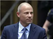  ?? SETH WENIG — THE ASSOCIATED PRESS FILE ?? California attorney Michael Avenatti leaves a courthouse in New York following a hearing.