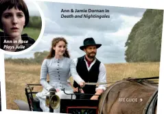  ??  ?? Ann & Jamie Dornan in
Death and Nightingal­es