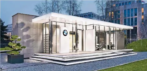  ?? FOTOS : WINKELS/ STADE ?? Der von Winkels in Kleve gebaute Pavillon für BMW.