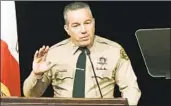  ?? Jae C. Hong Associated Press ?? SHERIFF Alex Villanueva has faced criticism for his response to the recent attack on two deputies.