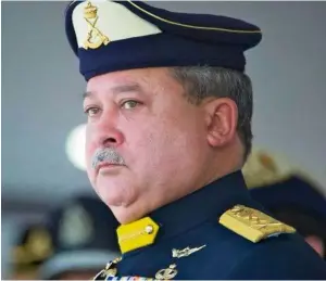  ??  ?? Keeping a close watch: Sultan Ibrahim said although he is overseas at the moment, he was closely following the developmen­ts in Johor and Malaysia.