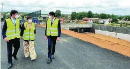  ?? JCYL ?? El consejero Suárez-Quiñones supervisa las obras del paso de San Juan de Dios