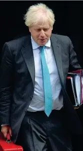  ?? (Epa) ?? Il premier britannico Boris Johnson, 56 anni È stato sindaco di Londra dal 2008 al 2016