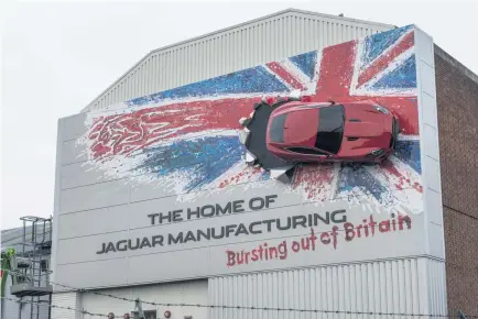  ??  ?? > Jaguar Land Rover said it was encouraged by the Brexit trade deal agreed in December