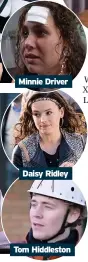  ??  ?? Daisy Ridley
Tom Hiddleston