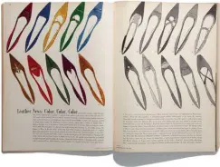  ??  ?? Andy Warhol’s shoe illustrati­ons
for Bazaar.
