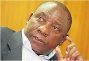  ?? /Sunday Times ?? Who is in charge?: Deputy President Cyril Ramaphosa was instructed to appoint a new prosecutio­ns chief.