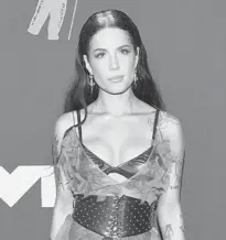  ?? EVAN AGOSTINI/INVISION 2019 ?? Halsey teams up with Trent Reznor and Atticus Ross of Nine Inch Nails on her fourth album.