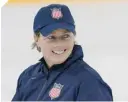  ?? JONATHAN NACKSTRAND/AFP/GETTY IMAGES ?? FOCUSED U.S. women’s hockey coach Katey Stone is the only female coach in the women’s hockey tournament.