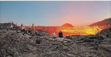  ?? VOLCANO ADVENTURES ?? Getting up close with the Erta Ale volcano in Ethiopia.