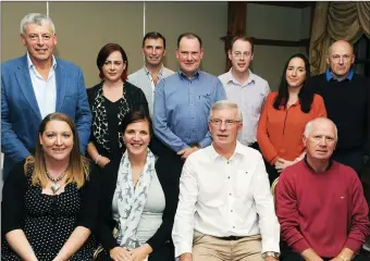  ??  ?? Enjoying a function at the Meadowland­s Hotel, Tralee, on Thursday night for Supt. Jim O’Connor, Tralee, with members of the force from Tralee, front from left Cathy Murphy, Patricia Fitzpatric­k, Jim O’Connor and Pat Mulcahy, back from left Brendan Long, Helen Foley, Mike Murphy, Kieran O’Connell, James Hurley, Claire Dennehy and Jim Donovan. Photo: John Cleary.