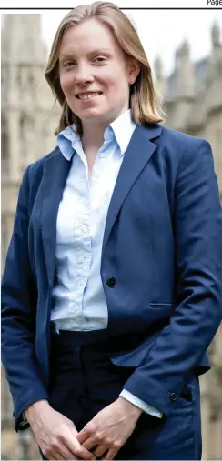  ??  ?? Making a stand: Minister for loneliness Tracey Crouch