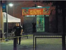  ?? PENNY RAY - TRENTONIAN ?? Multiple people were shot and one was killed Sunday at the annual Art All Night celebratio­n in Trenton.