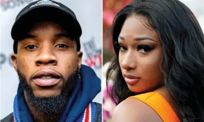  ??  ?? Tory Lanez and Megan Thee Stallion. Photograph: Getty Images