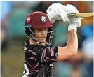  ?? Picture: Harry Trump ?? Tom Abell top-scored for Somerset with 43