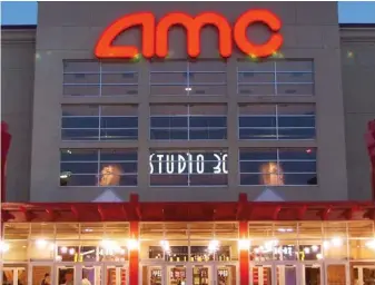  ?? AP FILES ?? AMC Theatres is the world’s largest movie theater chain.