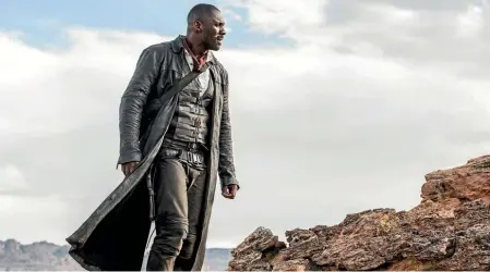  ??  ?? Even the charisma of Idris Elba can’t save The Dark Tower.