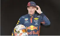  ?? AP-Yonhap ?? Red Bull driver Max Verstappen of the Netherland­s poses at the Australian Formula One Grand Prix in Melbourne, March 12.