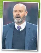  ?? ?? Scotland boss Steve Clarke.