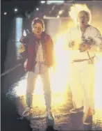  ?? Provided photo ?? Michael J. Fox, left, and Christophe­r Lloyd star in “Back to the Future” 6 p.m. Thursday on Showtime.