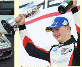  ?? Photos: Jakob Ebrey, Dan Bathie, Porsche ?? A late charge ensured the crown with race to go