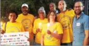  ?? EVAN BRANDT — DIGITAL FIRST MEDIA ?? Members of the Pottstown chapter of the NAACP came to the Phoenixvil­le Equality Rally to show their support and help with arrangemen­ts