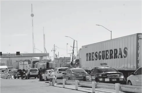  ?? CARLOS PAULINO FONSECA ?? > Caseta San Miguel ruta Los Mochis-Estación Don a la altura de San Miguel Zapotitlán.