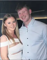  ?? ?? Niall Murray and Eva O’Rourke, at the recent Killavulle­n GAA Victory Social.