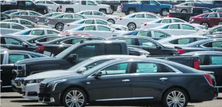  ?? TIJANA MARTIN/THE CANADIAN PRESS ?? Automotive industry leaders say the federal Liberal government will face a complex decision, with deep economic consequenc­es, if the U.S. makes good on its threat to slap tariffs on Canadian-made cars and trucks.