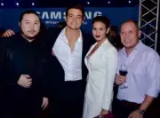  ??  ?? SYDNEY Yap, Ben Wintle, Iza Calzado and Globe CEO Ernest Cu