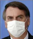  ??  ?? Brazilian President Jair Bolsonaro