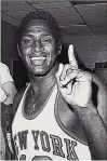  ?? AP FILE PHOTO ?? Willis Reed celebrates after his New York Knicks beat the Los Angeles Lakers to win the 1970 NBA Finals. He died Tuesday at age 80.