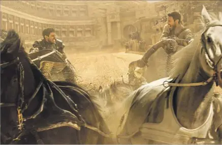  ?? Philippe Antonello Paramount Pictures ?? “BEN-HUR” grossed just $11.2 million in the U.S. and Canada last weekend. It could end up losing $75 million for the studios involved.