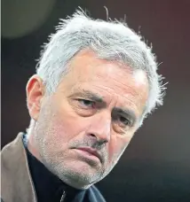  ??  ?? Tottenham head coach Jose Mourinho