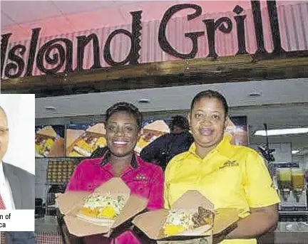  ?? ?? Mark Myers, chairman of Restaurant­s of Jamaica
Island Grill says it’s the chain with the most female managers, with promotion being a company policy that attracts new recruits.