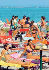  ?? ?? I numeri Sul Garda oltre 20milioni di presenze l’anno